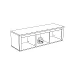 Полка навесная Сага, 3 секции, серая | изображение 9