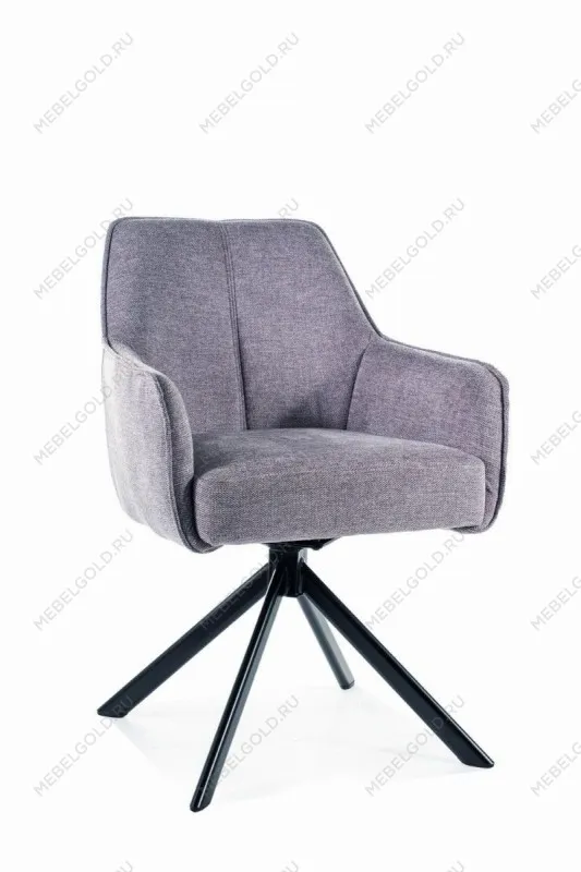 Стул кухонный SIGNAL NOTTI Brego 07 (серый/черный)