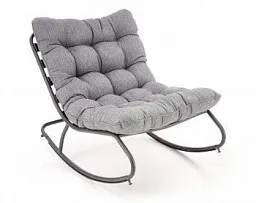 Кресло-качалка Halmar GATTO (серый)