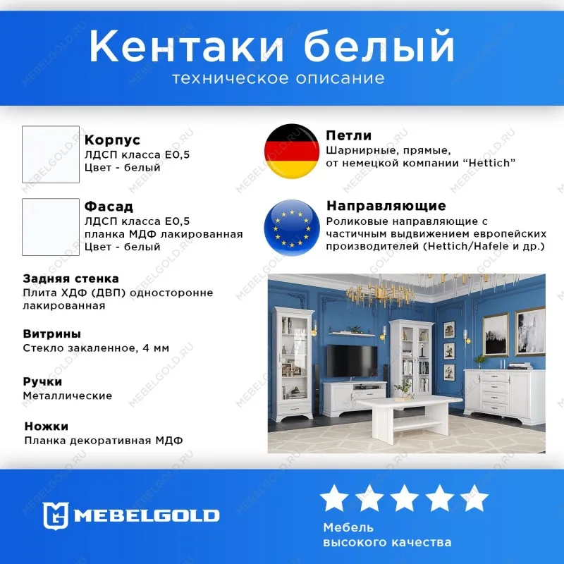 Кровать Кентаки LOZ/160x200 белый | изображение 2