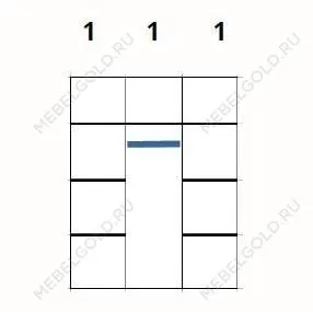 м. Марьина Роща - Шкаф Джоконда 3-дверный корень дуба глянец | изображение 1