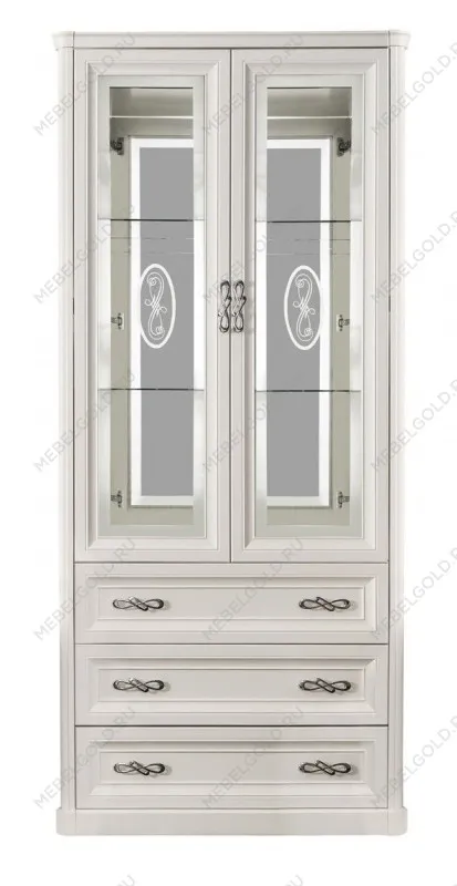 м. Марьина Роща - Витрина Мишель 2-ств белый матовый | изображение 1