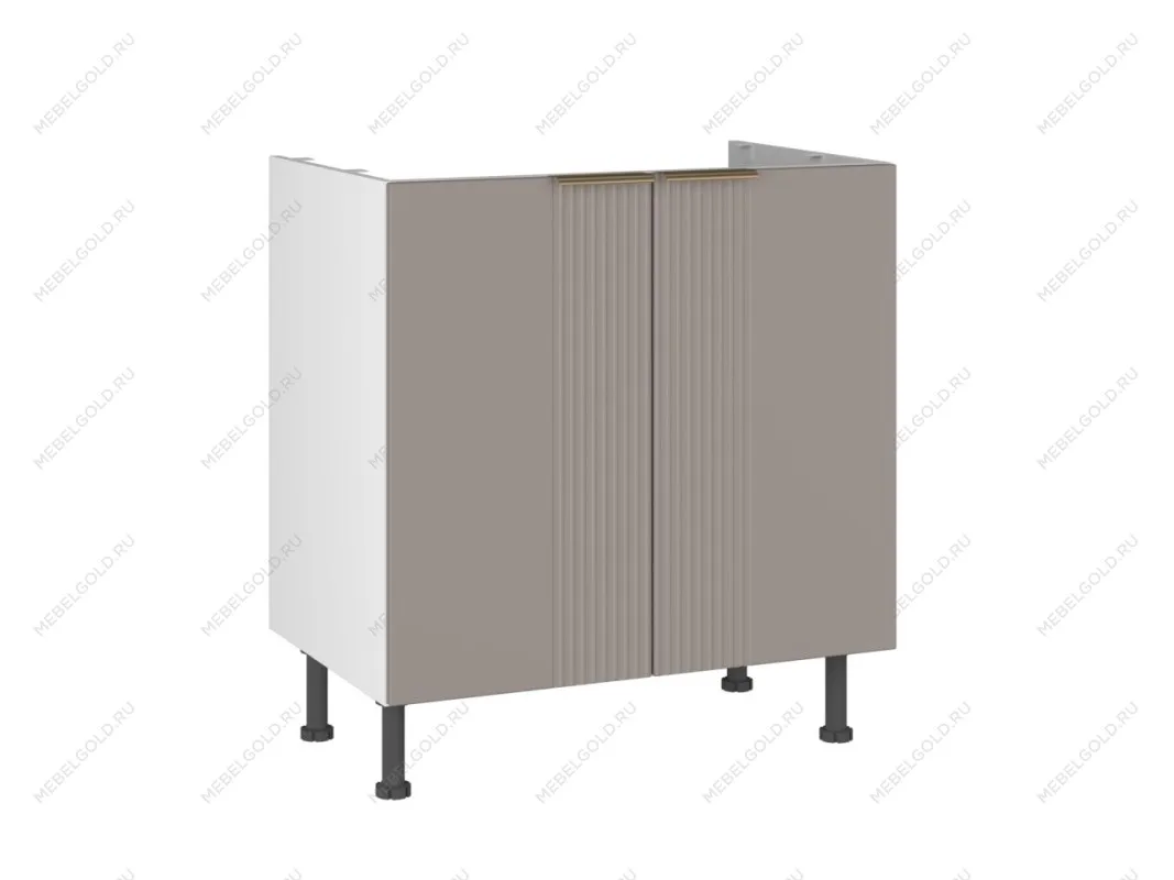 Стол СМ-80 Волна 2-дверный, Фьюжн (800*520*870) Мокко, 27134