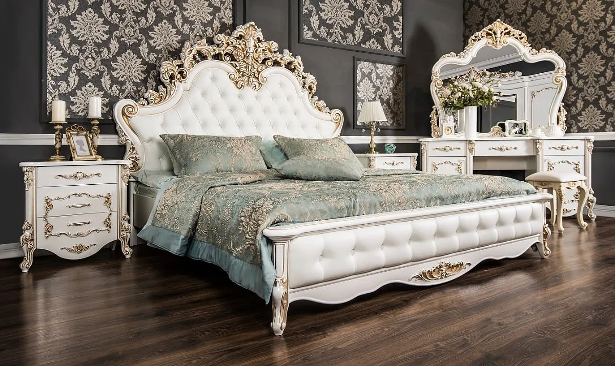 Спальня Флоренция 5-ств белый перламутр глянец | изображение 2