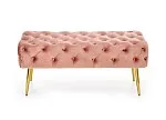 Скамья Halmar ATHENA (розовый/золотой) | изображение 6