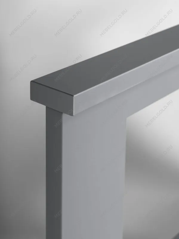 Кровать односпальная Сага, 90х200 см, серая | изображение 7