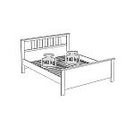 Кровать двуспальная Сага, 160х200 см, кашемир/ясень | изображение 3