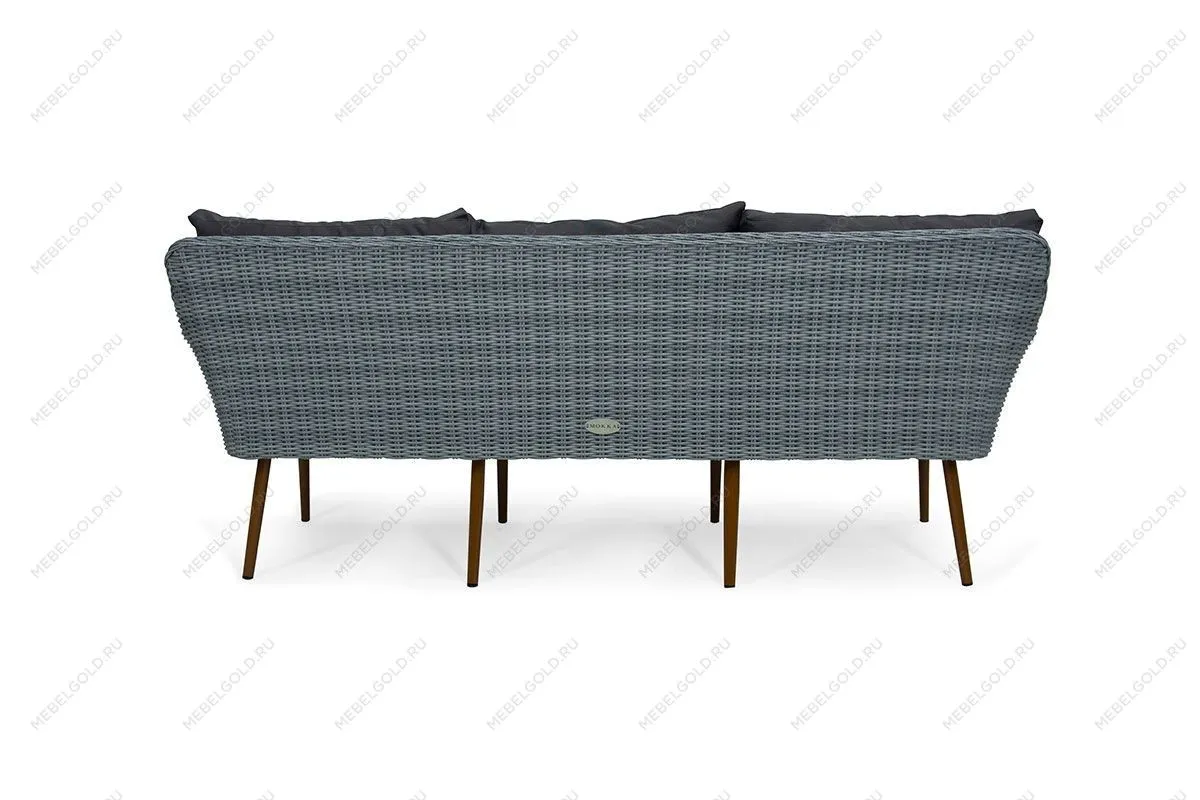 Комплект плетеной мебели MOKKA RIMINI (стол кофейный, 2 кресла, софа 3 х-местная) | изображение 5