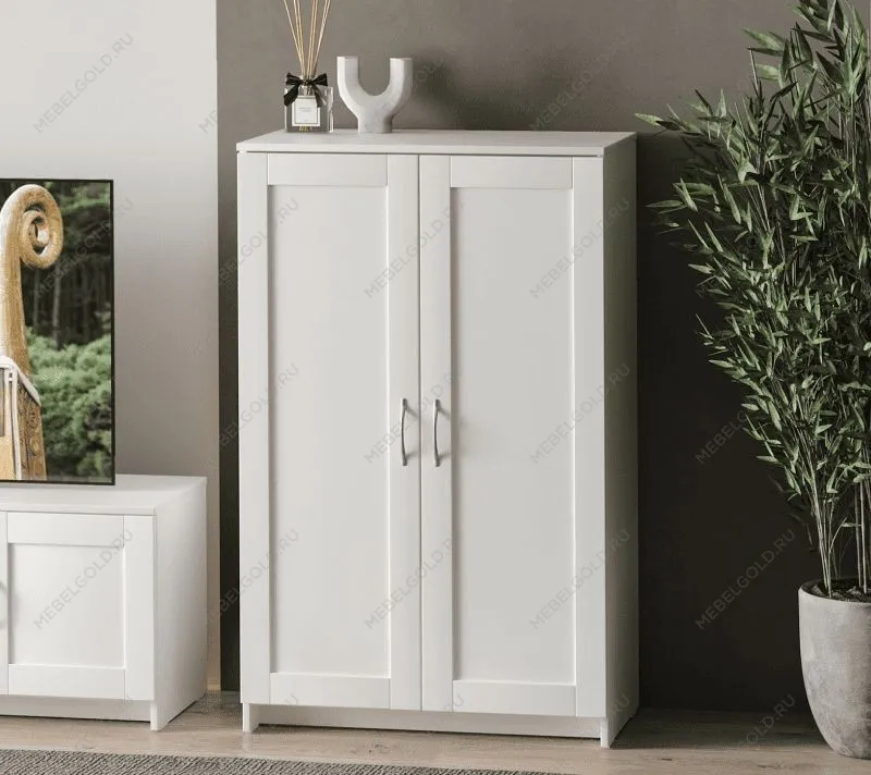 БРИМНЭС / СИРИУС тумба ИКЕА / IKEA 2 двери 78х123 белая | изображение 4