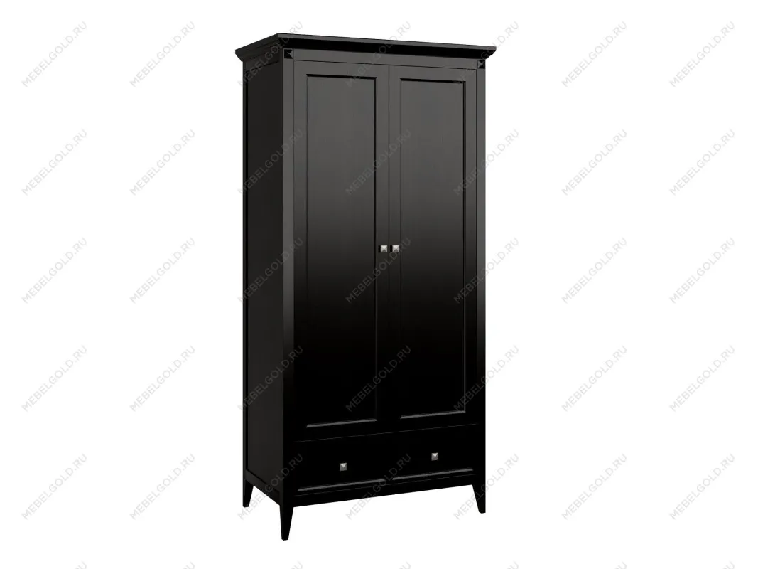 Шкаф двухстворчатый Manhattan (Черный) | изображение 1