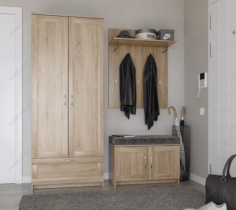 БРИМНЭС / СИРИУС вешалка ИКЕА / IKEA 78х100 сонома | изображение 4