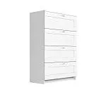 БРИМНЭС / СИРИУС комод ИКЕА / IKEA 4 ящика белый | изображение 2
