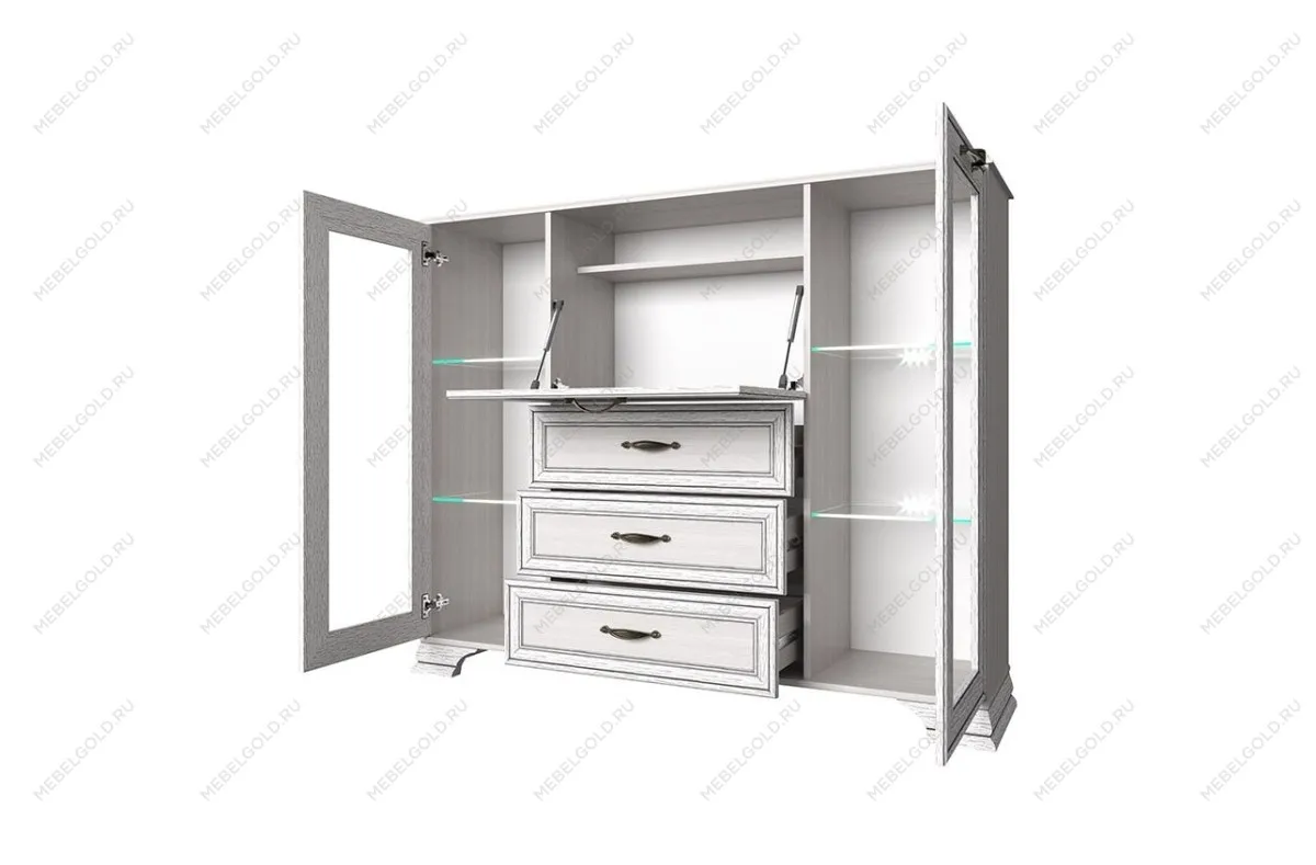 Тумба Тиффани 2V1D3S вудлайн кремовый | изображение 1