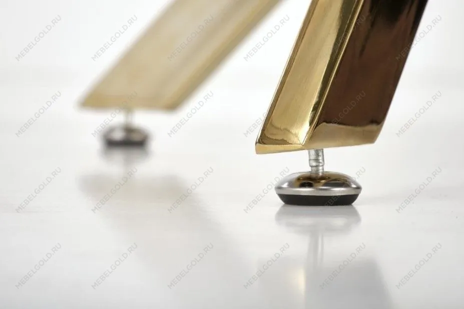 Стол обеденный Halmar RAYMOND 2 (белый мрамор/золотой) | изображение 6