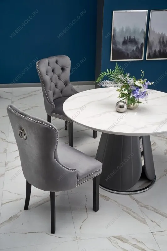 Стул кухонный Halmar MIYA (серый/черный) | изображение 10