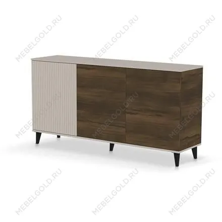 Комод Halmar RANDOM KM-2 (кашемир/орех/черный)