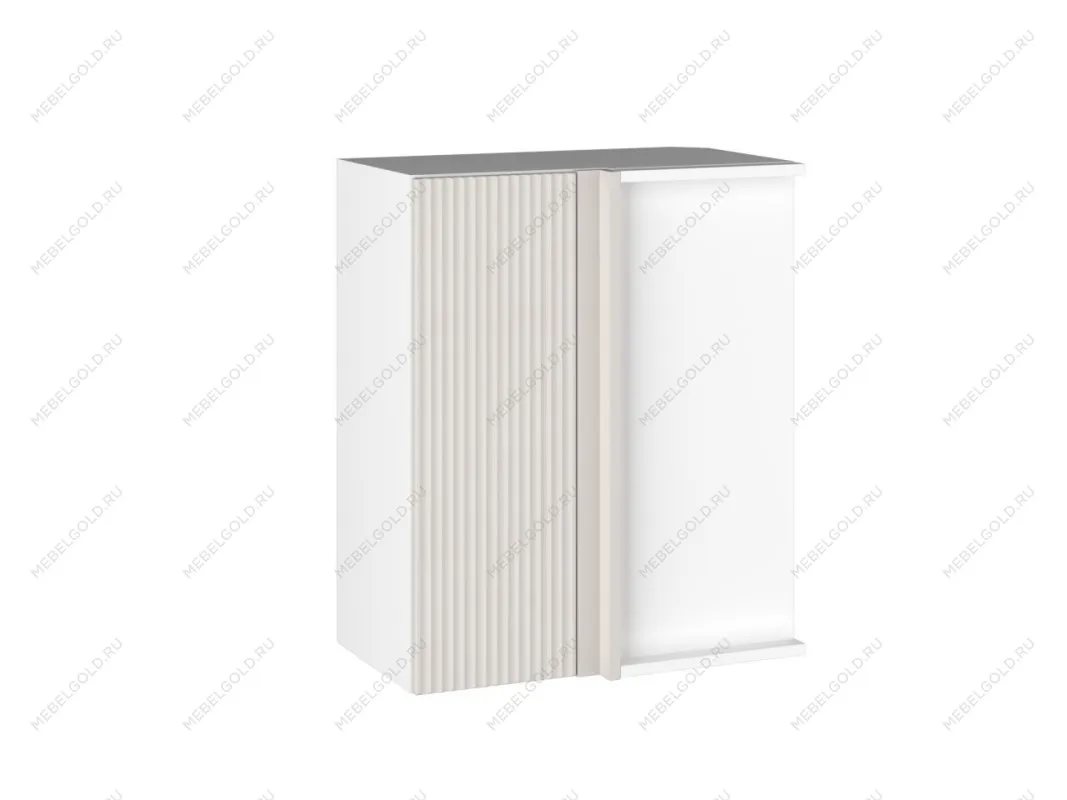 Шкаф ШВП-60 левый, Виста (600*350*720) Экокожа Белый, 26316