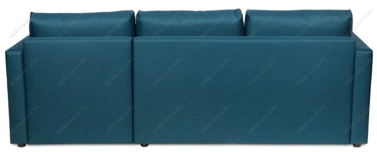 Диван-кровать ВАЛО, 230х91х72 см, короткий подлокотник, бирюзовый | изображение 6