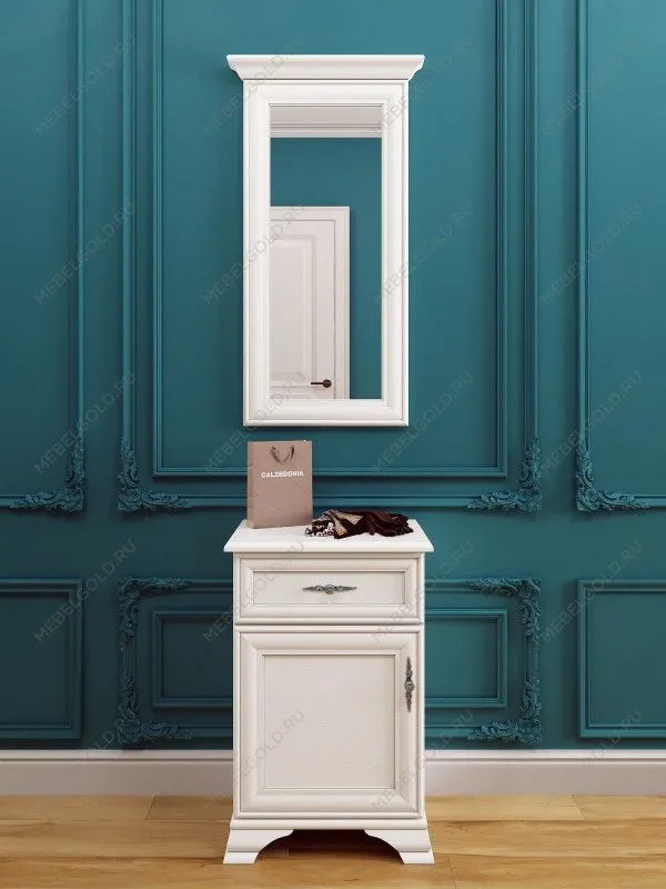 Тумба Кентаки KOM1D1S/L белый | изображение 1