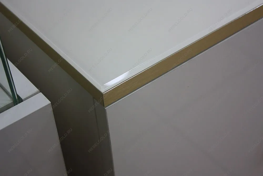 Лобня - Стол туалетный Римини СОЛО (белый золото) РМСТ-1 (s) | изображение 2