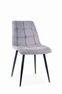 Стул кухонный SIGNAL CHIC Brego 07 (серый/черный)