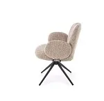 Стул кухонный Halmar K568 поворотный (темно-бежевый/черный) | изображение 2