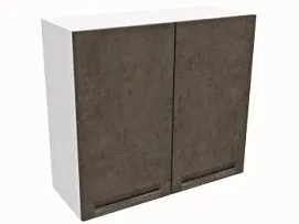 Шкаф 2-х дверный ШГ-80, Грей (800*320*720) Бетон темный, 21431