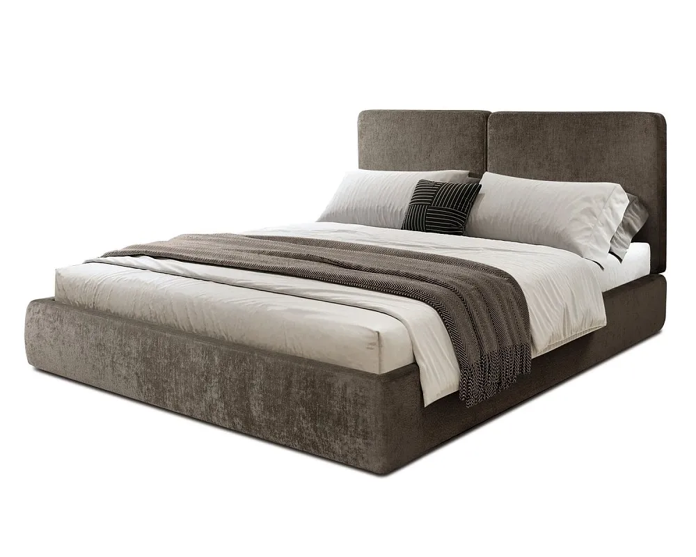 Кровать Natura 1.6 м, с подъемным механизмом (Шенилл 515), НТКР-1[3]