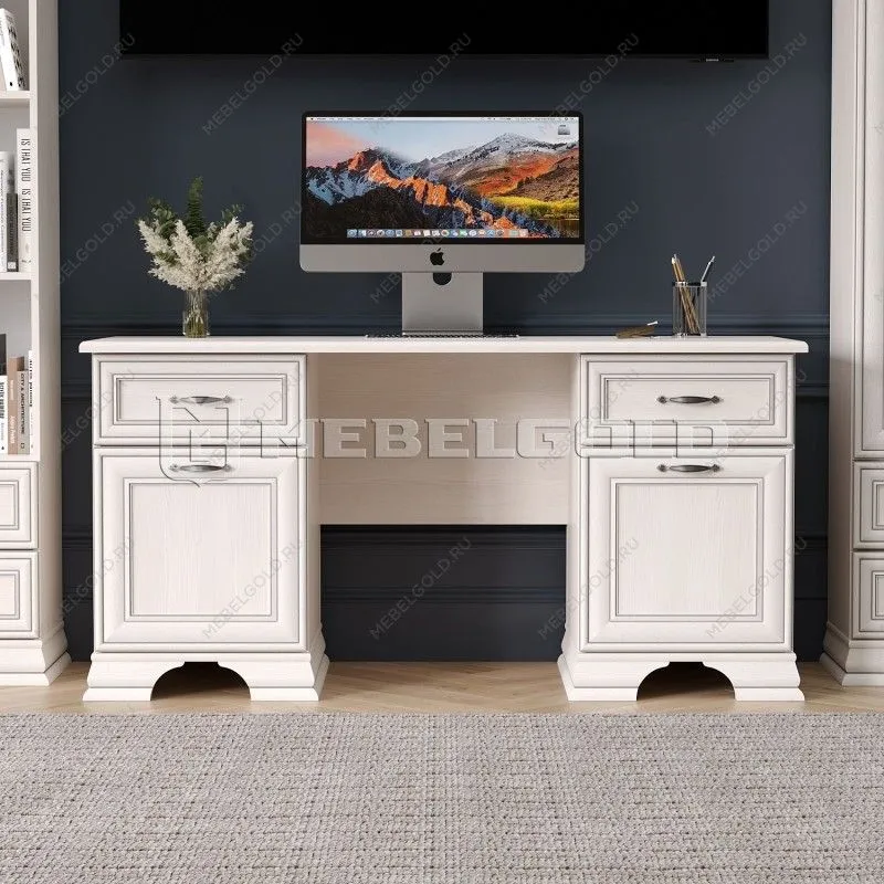 Стол письменный Тиффани вудлайн кремовый | изображение 1