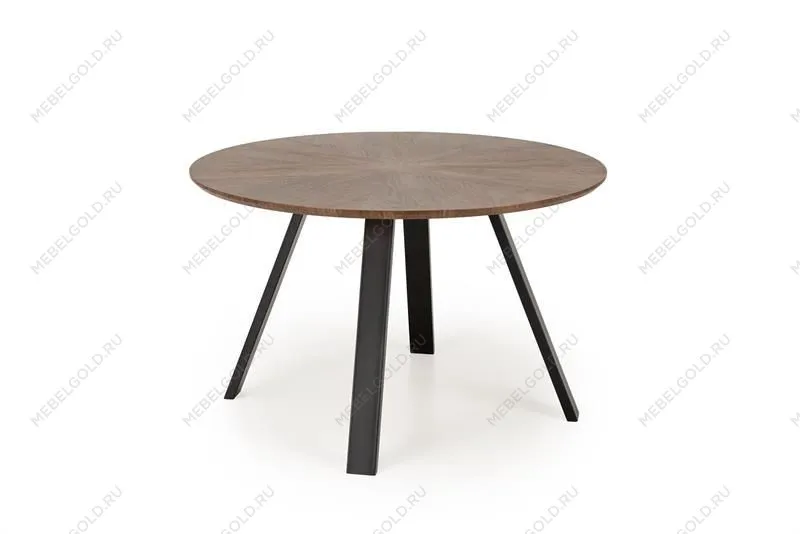 Стол обеденный Halmar DANILO 120 (орех/черный)