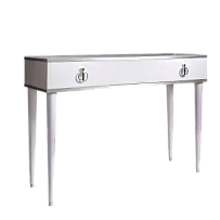 Стол туалетный Римини (Белый/Серебро) РМСТ-1