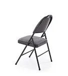 Стул складной Halmar K566 (черный/серый) | изображение 1