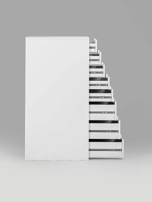 Комод Ингар, 8 ящиков, 36x102x53 см, белый | изображение 9