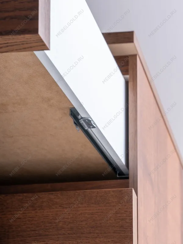 Комод Варма Прайм, 3 ящика, 80х77х48 см, шпон натурального дерева, ясень коричневый | изображение 3