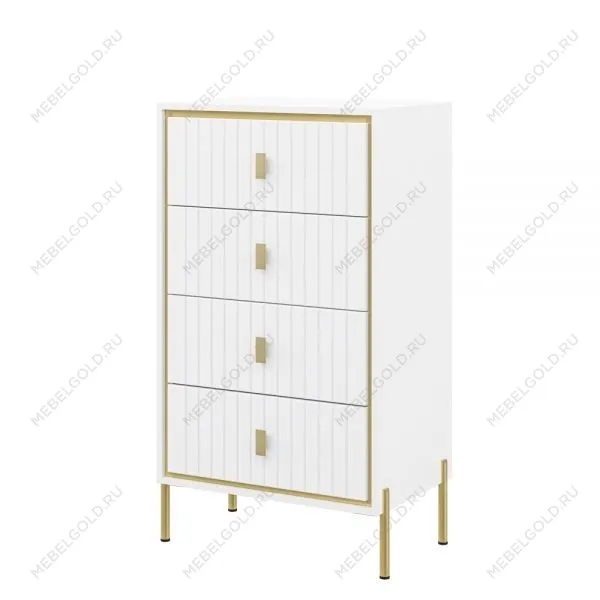 Комод Люксор MH-042-13 белый глянец