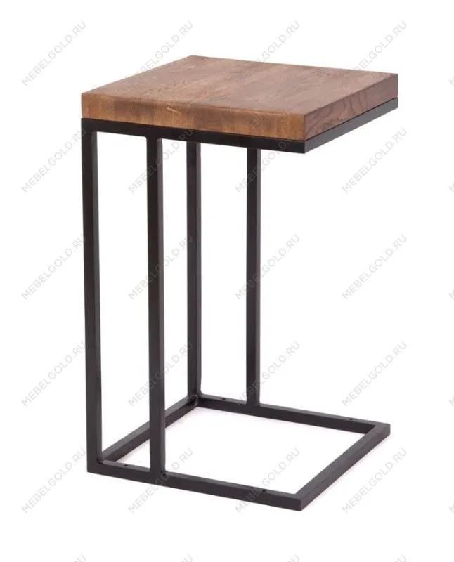 Стол кофейный Энди Loft (Дуб/каркас чёрный) | изображение 4