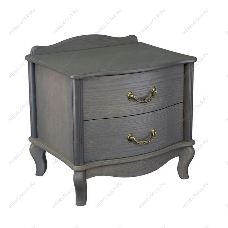 Тумбочка прикроватная Джульетта 2 ящ. (серый ясень) | изображение 1
