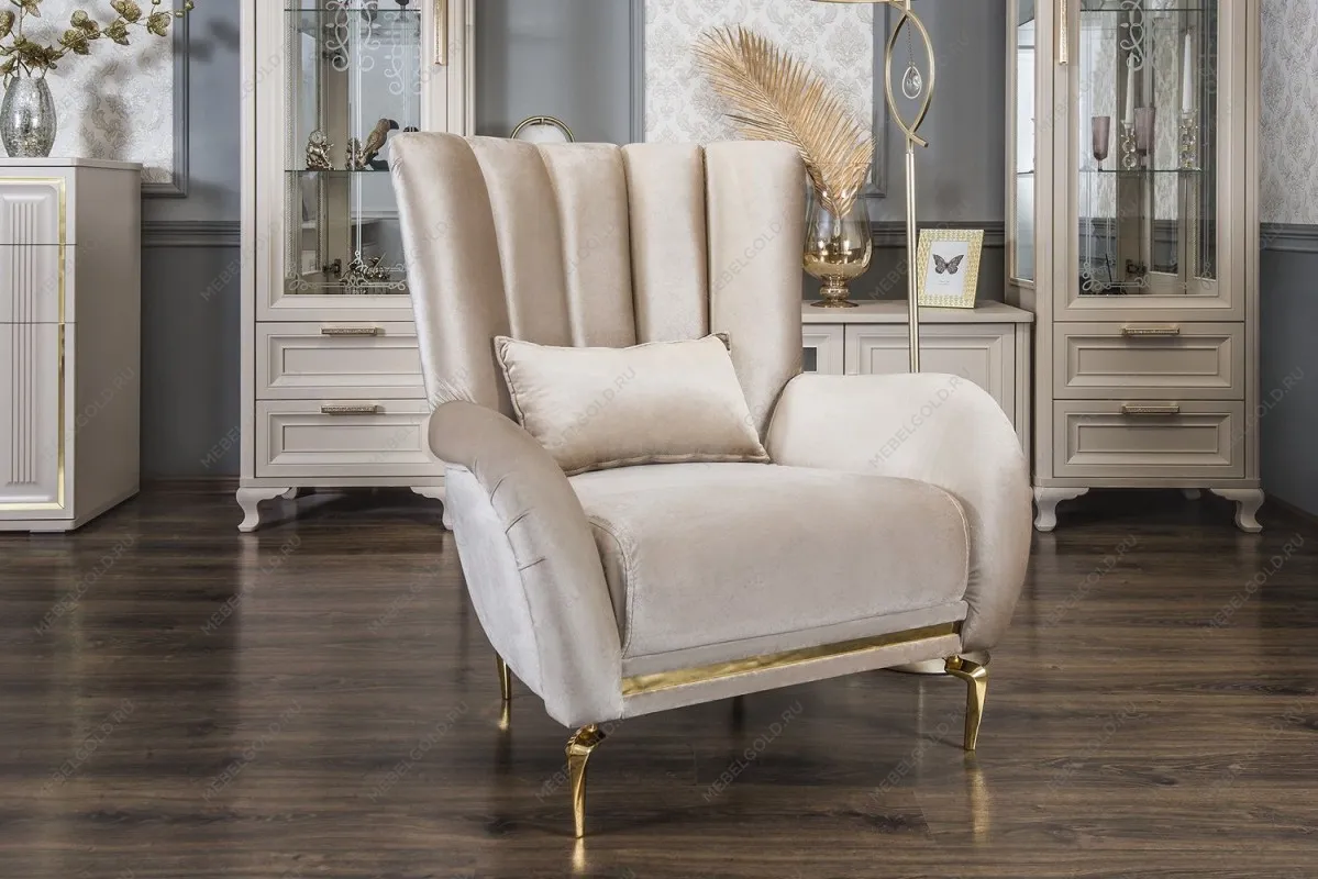 Кресло Замира бежевый | изображение 2