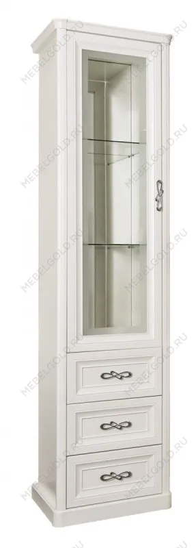 Витрина Мишель 1-ств белый матовый - Выставка Балашиха
