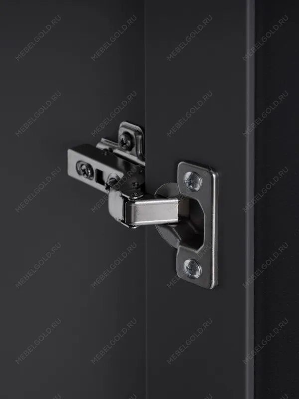 Шкаф с витриной Сага, 50х41х215 см, серый | изображение 9