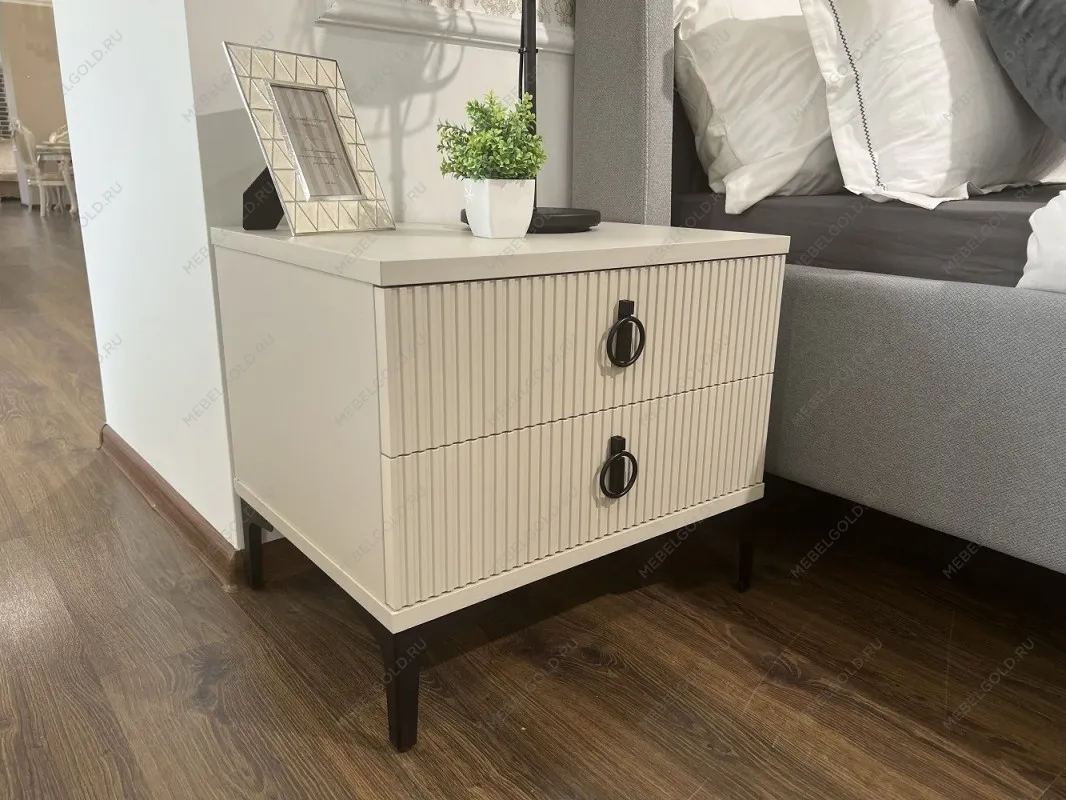 Тумба прикроватная Стелла светло серый камень | изображение 4