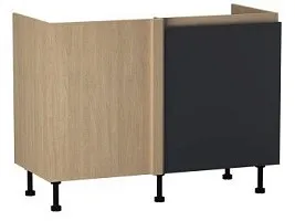 Дуб Палермо/Синий матовый