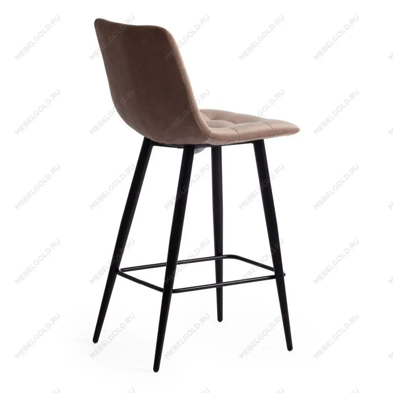 Стул полубарный CHILLY (mod. 7095пб) бежевый barkhat 5/черный | изображение 2