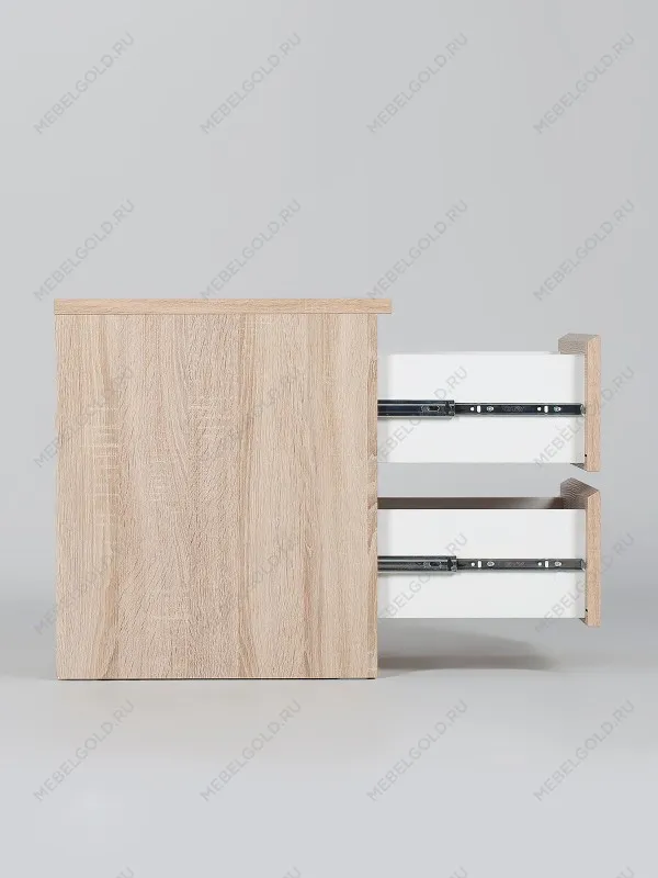 Тумба прикроватная Мальта, 2 ящика, 48х40х54 см, дуб сонома | изображение 18