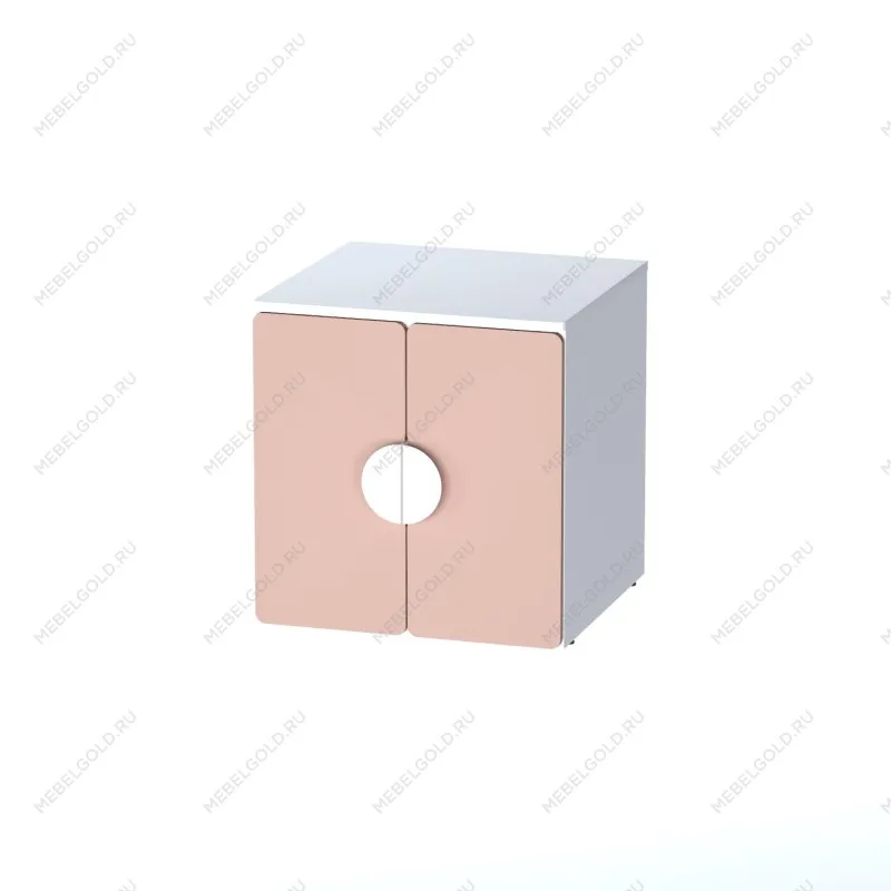 ПИКСИ шкаф распашной с 2 дверьми 60x57x63, мечтательный пион