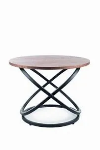 Стол журнальный Signal EOS D (орех/черный)