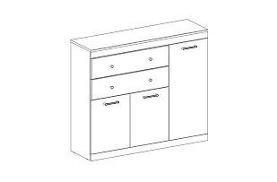 Тумба Джаггер 3D2S - Выставка Балашиха