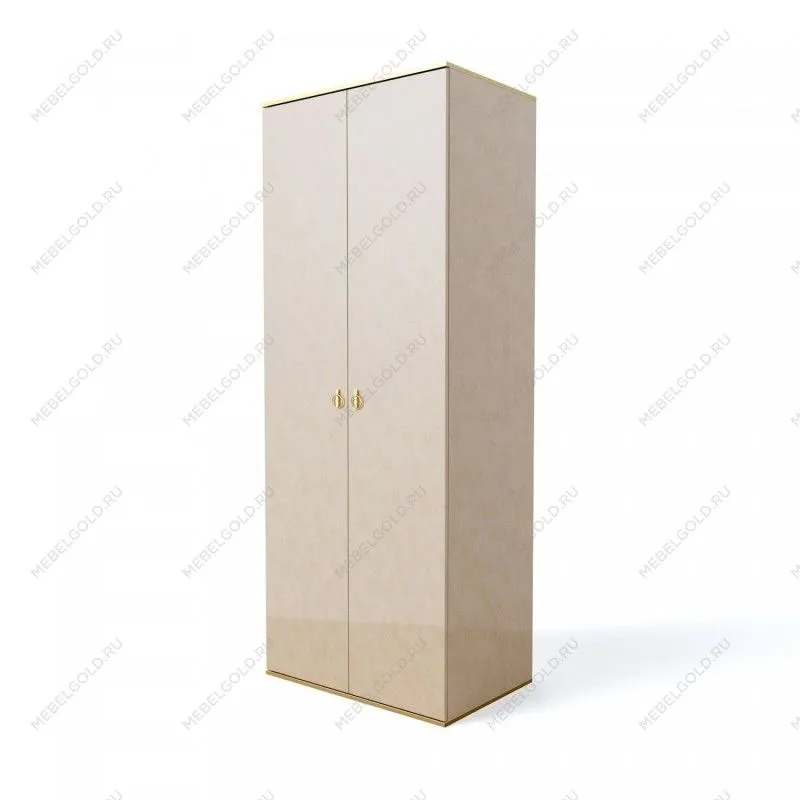 Шкаф 2-х дверный Римини (Латте/Золото) РМШ2/2