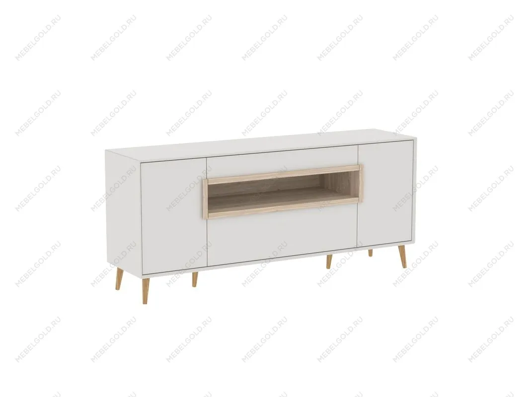 Комод широкий, Аврора (1800*455*800) Дуб Мария/Кашемир, 32108