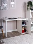 Стол письменный Ингар, с дверцей, 120x75x55, белый | изображение 1